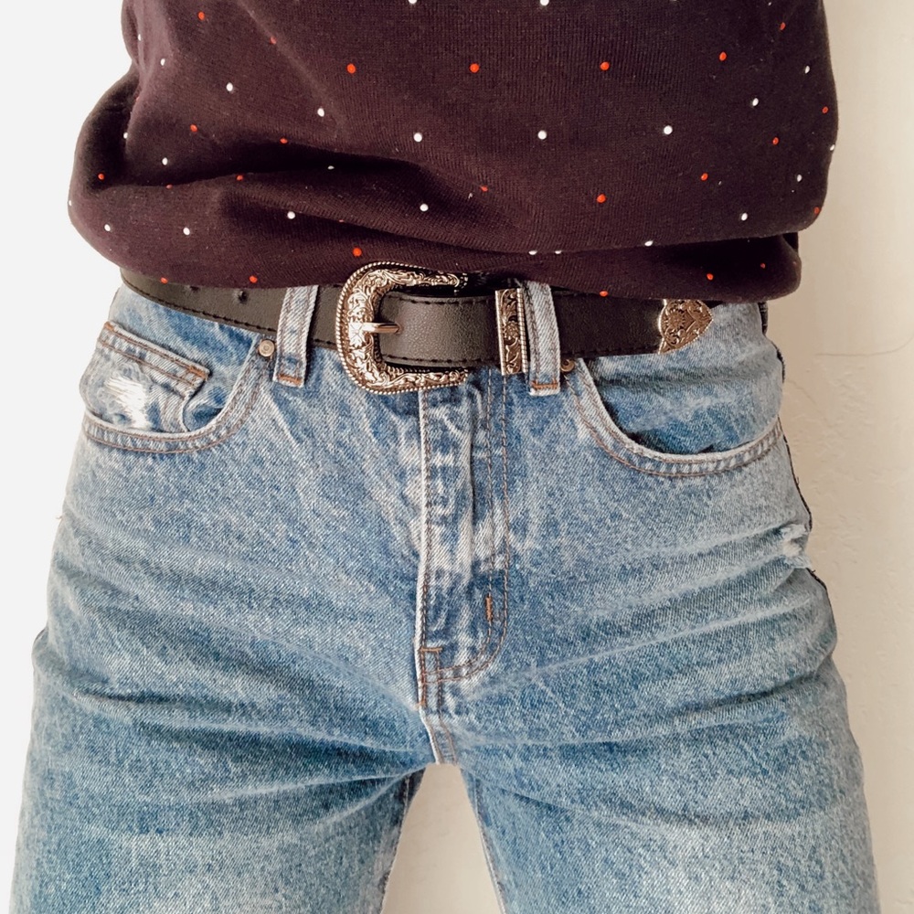 ▪️NEW Black Belt Buckle Western ▪️BEST SELLER 💥 - Picture 11 of 12